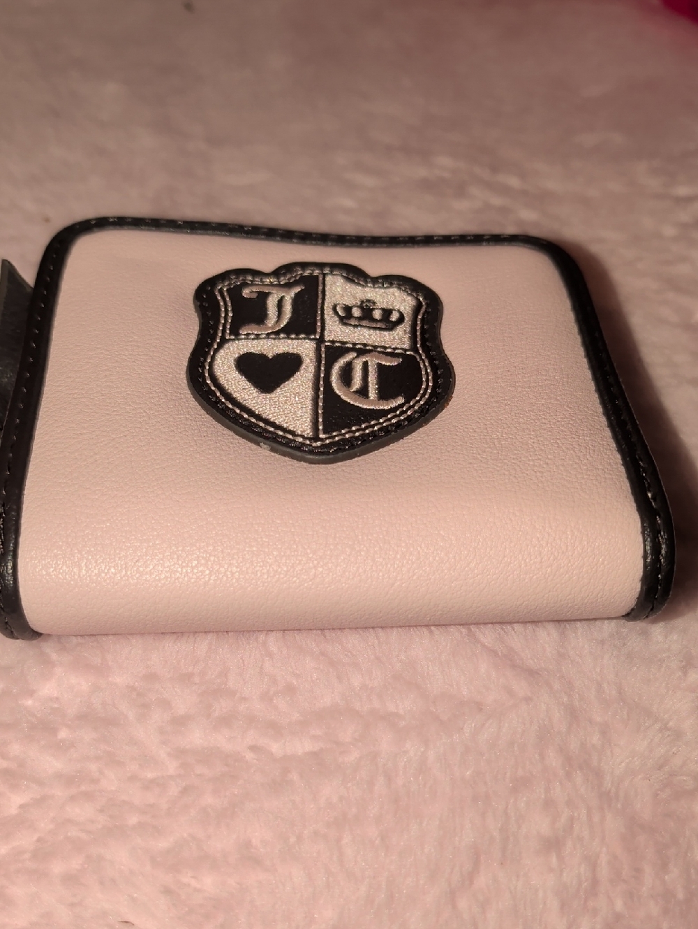 Juicy Couture Light Pink and Brown Small Wallet